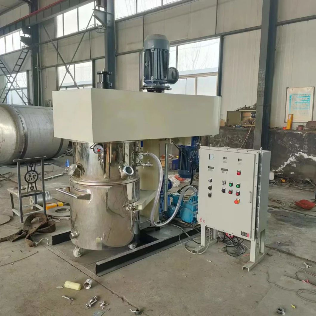 Electric/Water/Steam/Oil Heating Type Dual Planetary Power Mixer for High Viscosity Materials