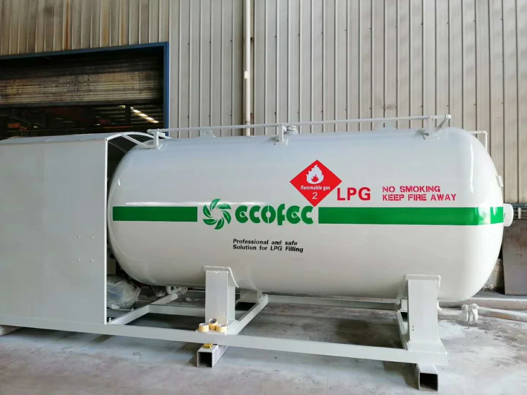 Ecotec 30tons LPG Skid Gas Storage Tank for Cylinder Refueling Gas Station