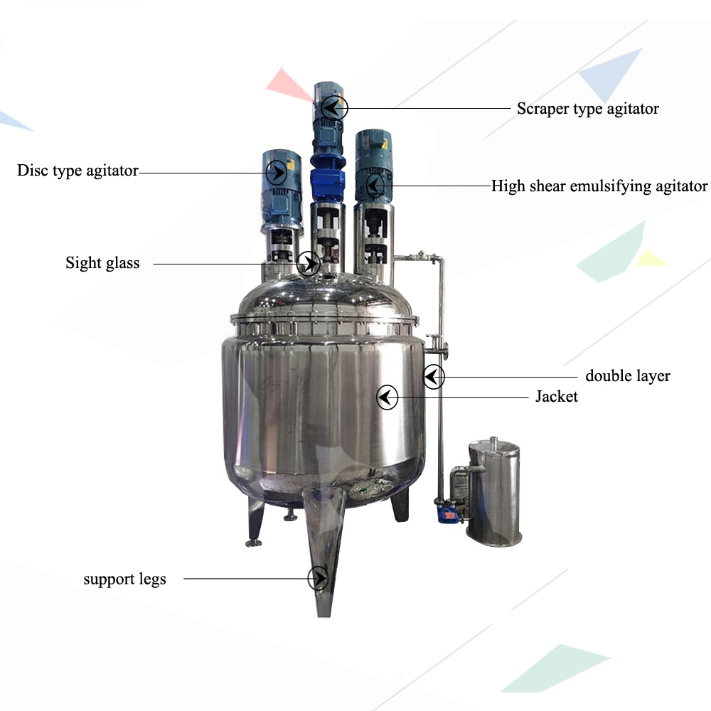 Joston Liquid Soap High Speed Disperser with Multi Vessels Dispersion Tank