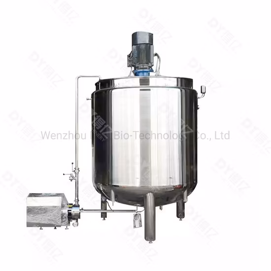 Pulvermischtank Inox-Mischtank Edelstahlgefäß mit Rührwerk