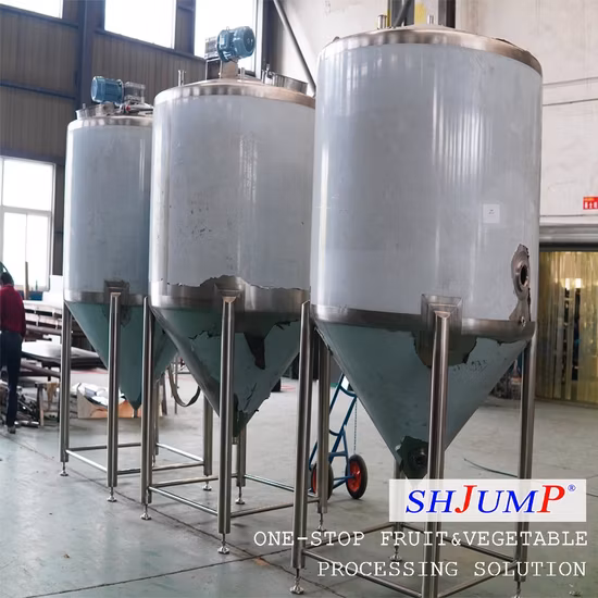 500 kg Verarbeitungskapazität, Tomatensauce-Mischbehälter