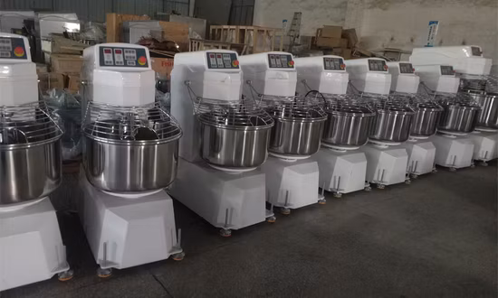 100 kg Teigmischer, Spiralmischer, Zwei-Beutel-Mischer, 4-Beutel-Mischer, Lebensmittelmischer, industrieller Teigmischer, geeignet für Brot, Lebensmittelmischer