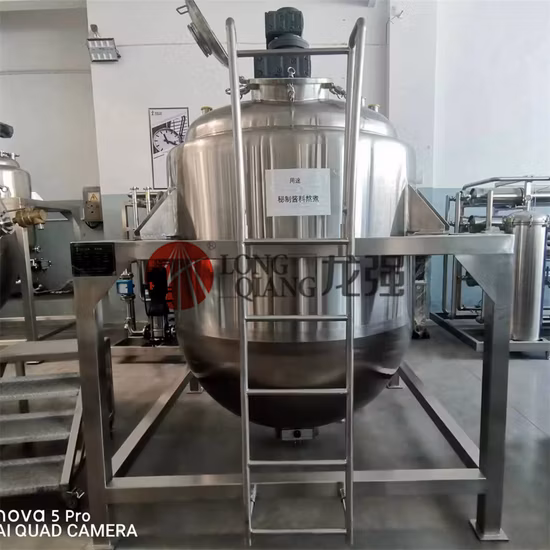 Zertifikat für Edelstahl-Reaktortank-Druckbehälter verfügbar