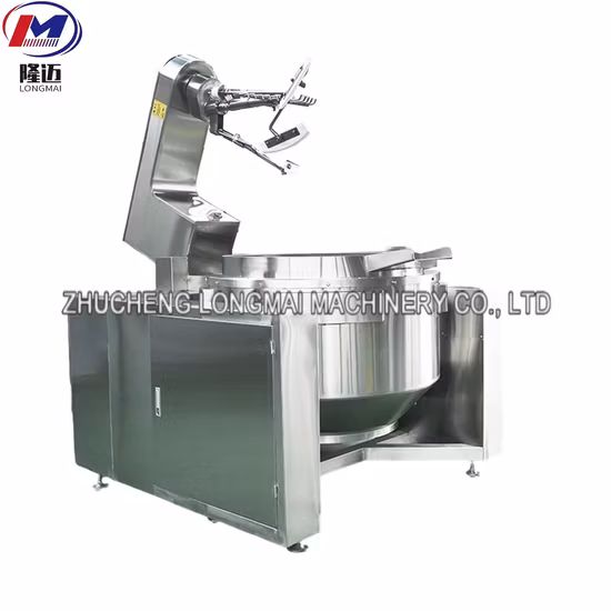 Horizontaler Industrie-Lebensmittelmixer, Vakuum-Kochtopf aus Edelstahl für hochviskose Bohnenpaste